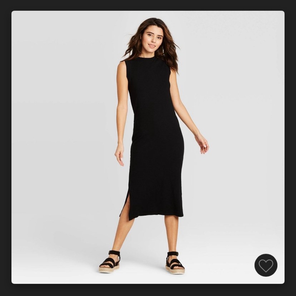 Universal Threads Sleeveless Black knit Dress, L
